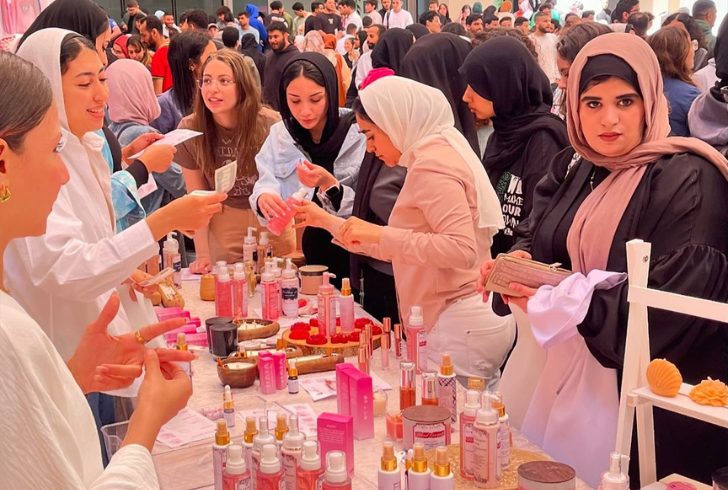 Engagement and branding in Dubai beauty market.