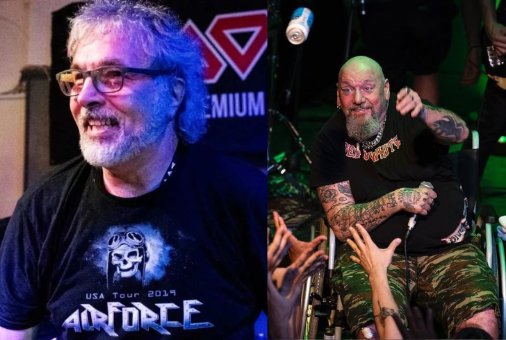 Iron Maiden’s first two singers, Paul Mario Day and Paul Di’Anno